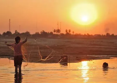 ゲストハウスの朝