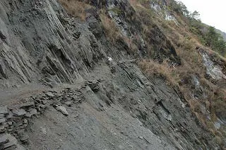 険しい道